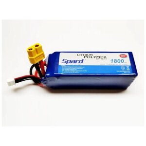 Аккумулятор Li-Po Spard 1800mAh, 22,2V, 75C, XT60 в Москве от компании М.Видео