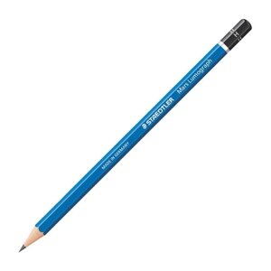 Staedtler Карандаш чернографитный Mars Lumograph 1 шт. (100-H) черный в Москве от компании М.Видео