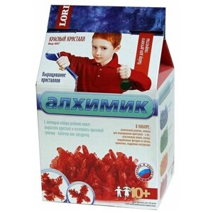 Набор для исследований LORI Алхимик. Выращивание кристаллов. Красный Вкр-007, 1 эксперимент в Москве от компании М.Видео