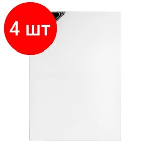 Комплект 4 штук, Холст на подрамнике Малевичъ, хлопок 380 г (50х70 см), 215070 в Москве от компании М.Видео