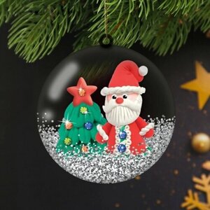 Набор для творчества. Сказка в шаре «Дед Мороз» с массой для лепки в Москве от компании М.Видео