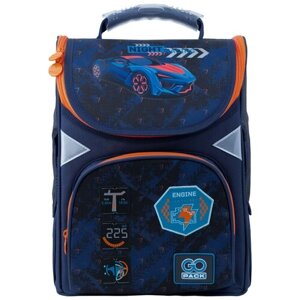 Каркасный школьный рюкзак для мальчика KITE GoPack Education GO22-5001S-7 в Москве от компании М.Видео