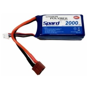 Spard Аккумулятор Spard LiPo 7.4V 2S 20C 2000mAh (T-plug) - YT923560HHHH в Москве от компании М.Видео