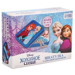 Disney Алмазная вышивка на шкатулке Холодное сердце: Анна и Эльза 8.5*11.5 см в Москве от компании М.Видео