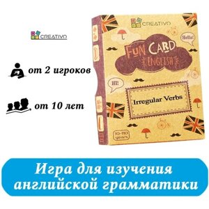 Карточки для изучения английского языка Irregular Verbs. Fun Card English в Москве от компании М.Видео
