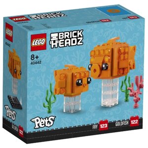 Конструктор LEGO Сувенирный набор LEGO BrickHeadz Золотая рыбка, 40442 в Москве от компании М.Видео