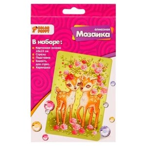 Color Puppy Алмазная мозаика Color Puppy "Оленята", 10х15 см в Москве от компании М.Видео