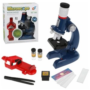 Микроскоп Наша игрушка (200473673) синий/красный в Москве от компании М.Видео
