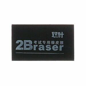 Ластик прямоугольный ERASER 2В Черный, (штрихкод на штуке) (комплект из 36 шт) в Москве от компании М.Видео