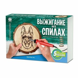 Набор для выжигания на спилах "Крутой пёс" 371112 в Москве от компании М.Видео
