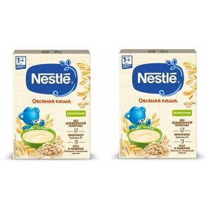 Каша Nestle овсяная безмолочная с 5 месяцев 200 г 2 шт в Москве от компании М.Видео