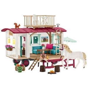 Игровой набор Schleich Horse Club Фургон для тайных собраний членов клуба 42415, 42 дет. в Москве от компании М.Видео