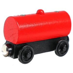 Детский деревянный вагончик для железной дороги, деталь игрушечного паровоза и поезда, железнодорожный транспорт, 3,4х8,5х5,1 см в Москве от компании М.Видео
