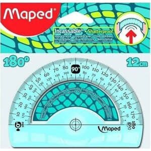 MAPED 244180 Транспортир flex 180 гр, осн. 12 см. неломающийся maped в Москве от компании М.Видео