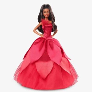 Кукла Barbie 2022 Holiday Doll (Барби Праздничная 2022 Афроамериканка) в Москве от компании М.Видео