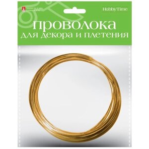 Проволока для декора и плетения мягкая, Ø 2 ММ, 3 М, розовое золото в Москве от компании М.Видео