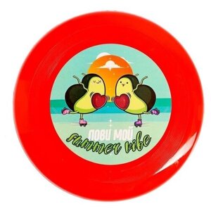 Funny toys Летающая тарелка «Лови мой summer vibe», 18 см, цвета микс в Москве от компании М.Видео