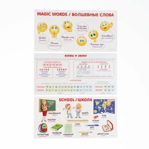Набор карточек-закладок "Для начальной школы" 1-2 класс, 10 карточек, 20x10 см в Москве от компании М.Видео