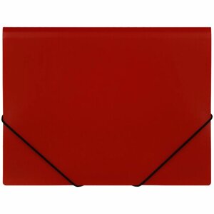 Папка на резинке пластиковая Стамм (А4, 500мкм, до 300 листов) красная (ММ-32191) в Москве от компании М.Видео