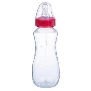 Бутылочка для кормления 250 мл приталенная, цвет красный 2969736 в Москве от компании М.Видео