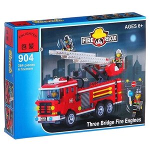 Конструктор Qman Fire Rescue 904 Пожарные машины, 364 дет. в Москве от компании М.Видео