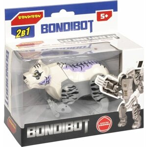 Трансформер 2в1 BONDIBOT Bondibon робот - белый тигр (ВВ5675) в Москве от компании М.Видео