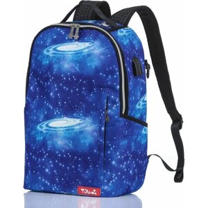 Рюкзак молодежный Tilami "BLUE GALAXY" TL0018-306 в Москве от компании М.Видео