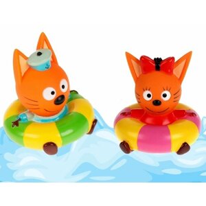 Набор игрушек для купания Три Кота: Коржик и Карамелька на круге в Москве от компании М.Видео