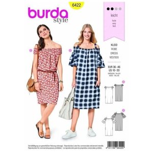 Выкройка Burda 6422 - Платье в Москве от компании М.Видео