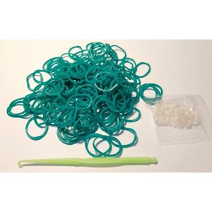 Резинки для плетения браслетов Темно зелёные 400шт в Москве от компании М.Видео
