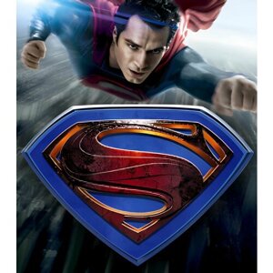 Настенная табличка DC супермен - 20 см - Официально лицензированный набор фильмовый Реквизит в Москве от компании М.Видео
