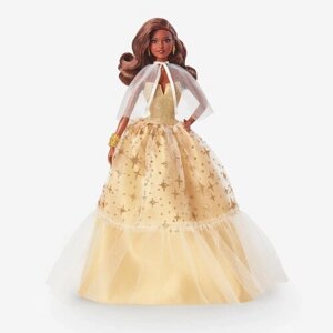 Кукла Barbie 2023 Holiday Doll (Барби Праздничная 2023 Афроамериканка) в Москве от компании М.Видео