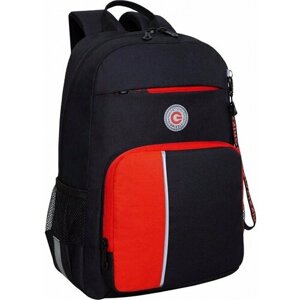 Рюкзак школьный RB-355-2/1 черный - красный в Москве от компании М.Видео