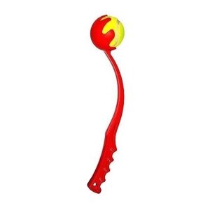Катапульта с мячиком, игрушка для животных красный мячебросатель, набор для подвижных игр в Москве от компании М.Видео