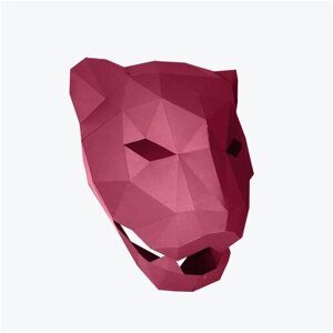 Полигональная фигура «Маска пантеры» розовая в Москве от компании М.Видео