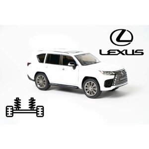 Металлическая машинка модель lexus LX 600 в масштабе 1:24 Лексус белый в Москве от компании М.Видео