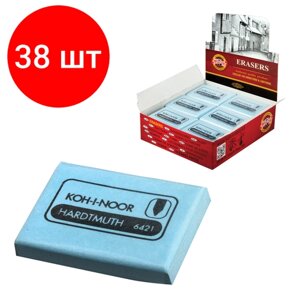 Комплект 38 шт, Ластик-клячка художественный KOH-I-NOOR, 47x36x10 мм, мягкий, голубой, 6421018009KD в Москве от компании М.Видео