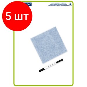 Комплект 5 шт, Доска для рисования с маркером двухсторонняя Centropen, А3 в Москве от компании М.Видео