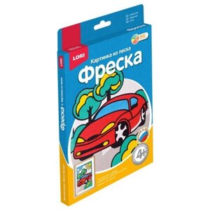 LORI Фреска из песка Машинка (Пз-Ф-003) разноцветный 82 г в Москве от компании М.Видео