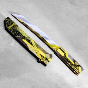 Сувенир деревянный "Нож Танто", в ножнах, желтый в Москве от компании М.Видео