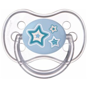 Пустышка силиконовая анатомическая Canpol Babies Newborn Baby 0-6 м, голубой