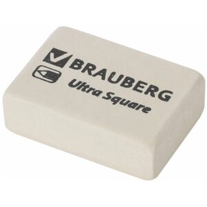 Ластик Brauberg Ultra Square (26х18х8мм, белый, натуральный каучук) 80шт. (228707) в Москве от компании М.Видео