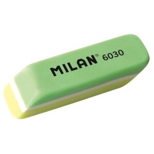 Ластик пластиковый Milan 6030 скошенной формы, цвета в ассорт в Москве от компании М.Видео