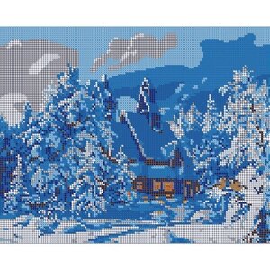 Вышивка бисером наборы картина Зима 24*30 см в Москве от компании М.Видео