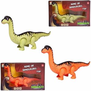 Игрушка Динозавр Брахиозавр, электромеханический, движение, световые и звуковые эффекты, в коробке 26,5х8х16 см - Junfa Toys [WB-00695] в Москве от компании М.Видео