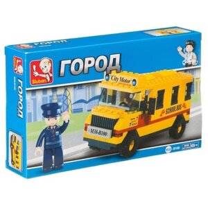 Конструктор SLUBAN Городская серия M38-B100 School Bus, 105 дет. в Москве от компании М.Видео