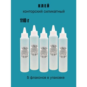 Клей силикатный канцелярский жидкий 110 г, с аппликатором в Москве от компании М.Видео