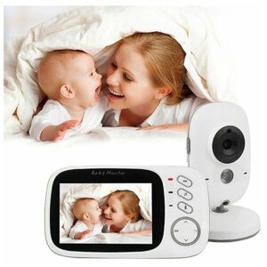 Беспроводная видеоняня Baby Monitor VB603 с радиусом действия до 300 м, радио видео няня / Радионяня с камерой и монитором в Москве от компании М.Видео