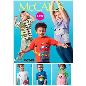 Выкройка McCall's №6545 Футболка в Москве от компании М.Видео