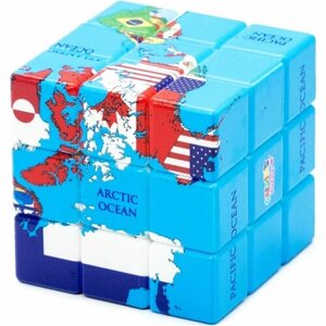 Кубик Рубика 3x3 Коллекционный Calvin's Puzzle World Map Flag в Москве от компании М.Видео